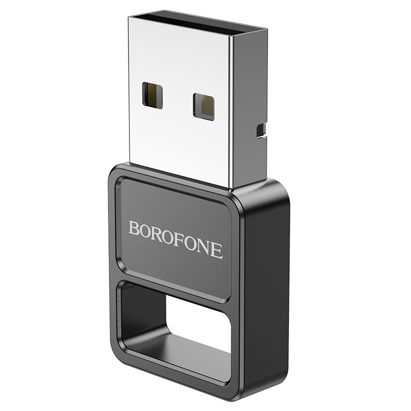 Bluetooth adapteris Borofone DH8 Bluetooth 5.1 melns