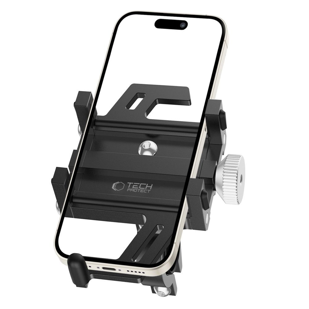 Tech-Protect V1 universāls velosipēda tālruņa turētājs - melns