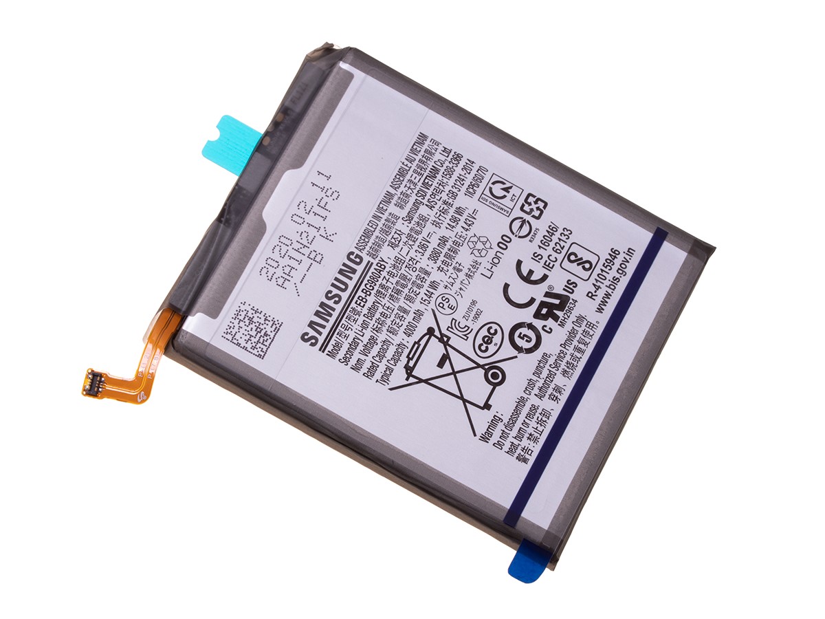 Akumulators Samsung G980/G981 S20 4000mAh EB-BG980ABY (servisa komplekts)
