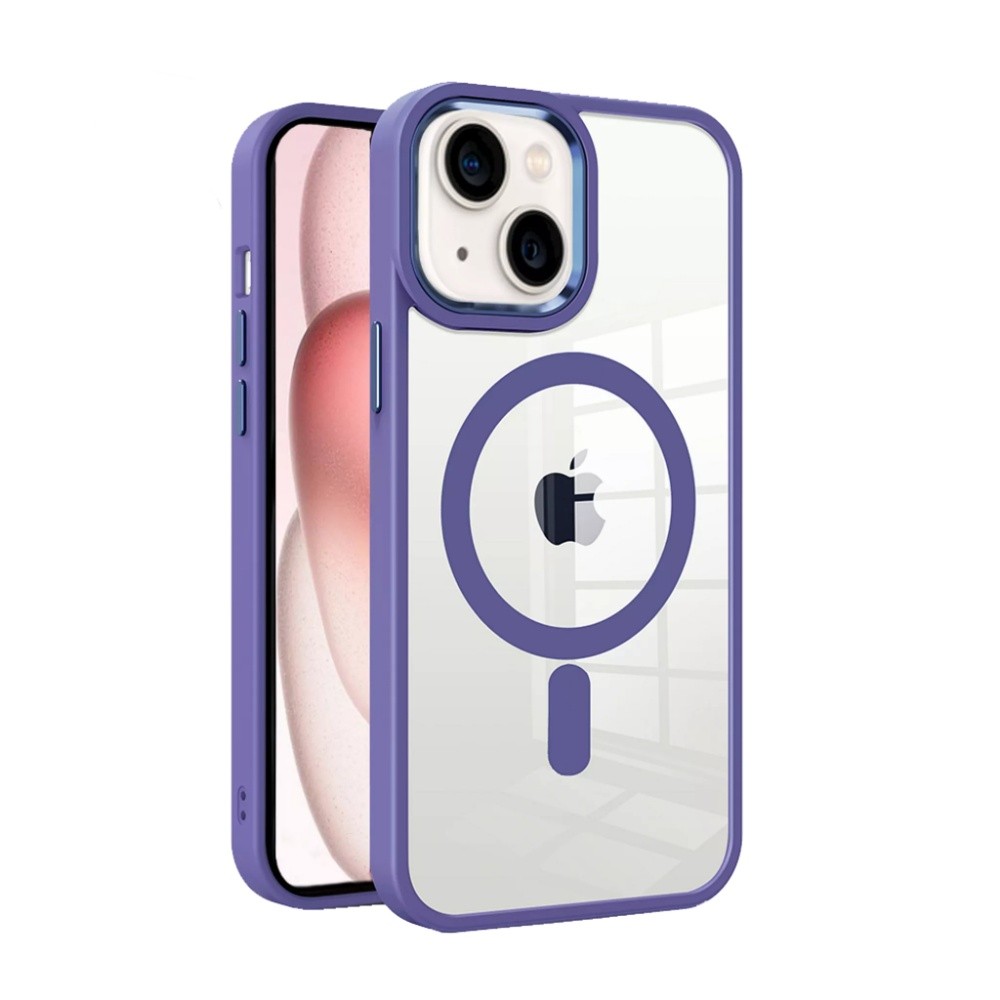 Futrālis Premium Mag Cover Apple iPhone 14 Plus violets