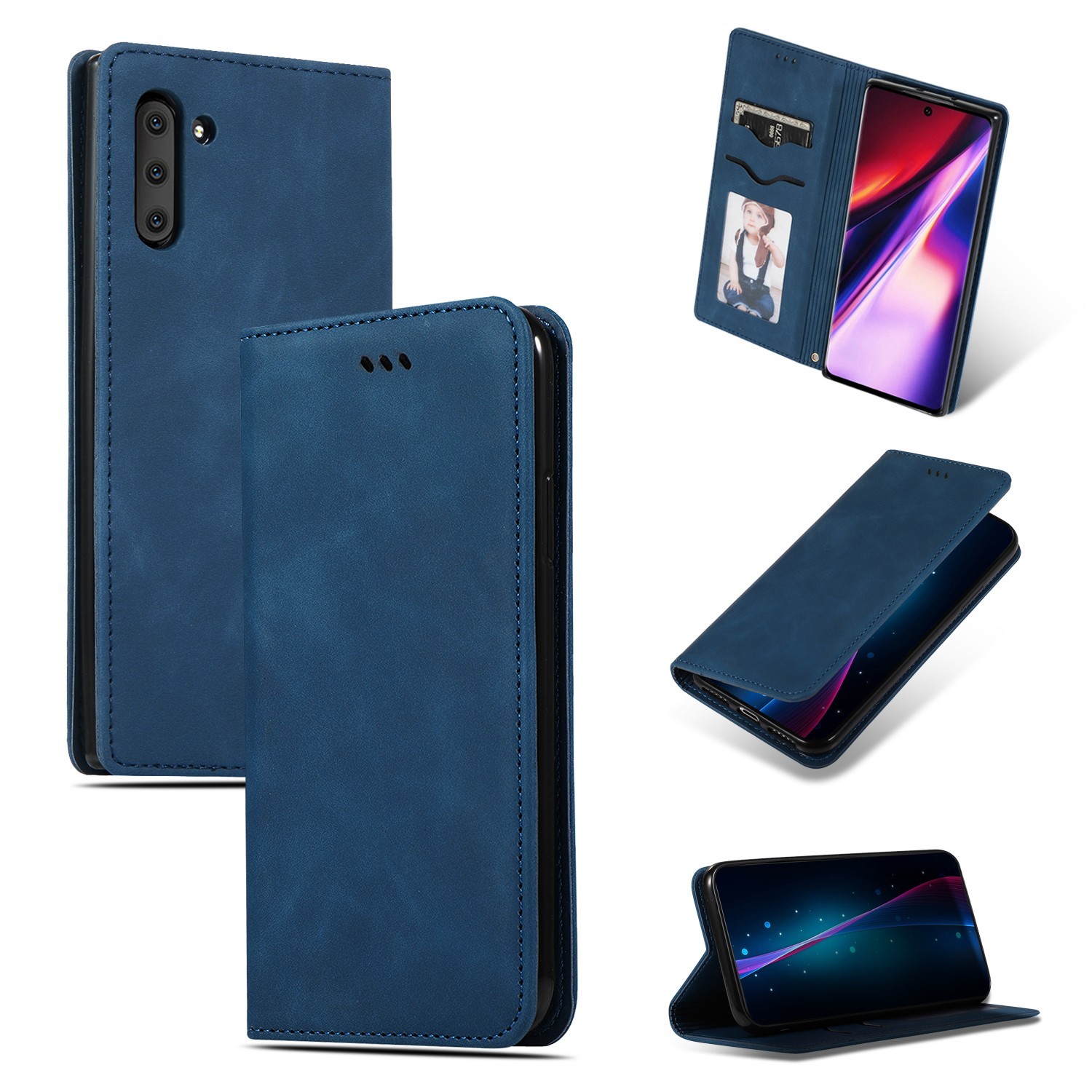 Korpuss Business Style Xiaomi Redmi Note 14 5G tumši zils