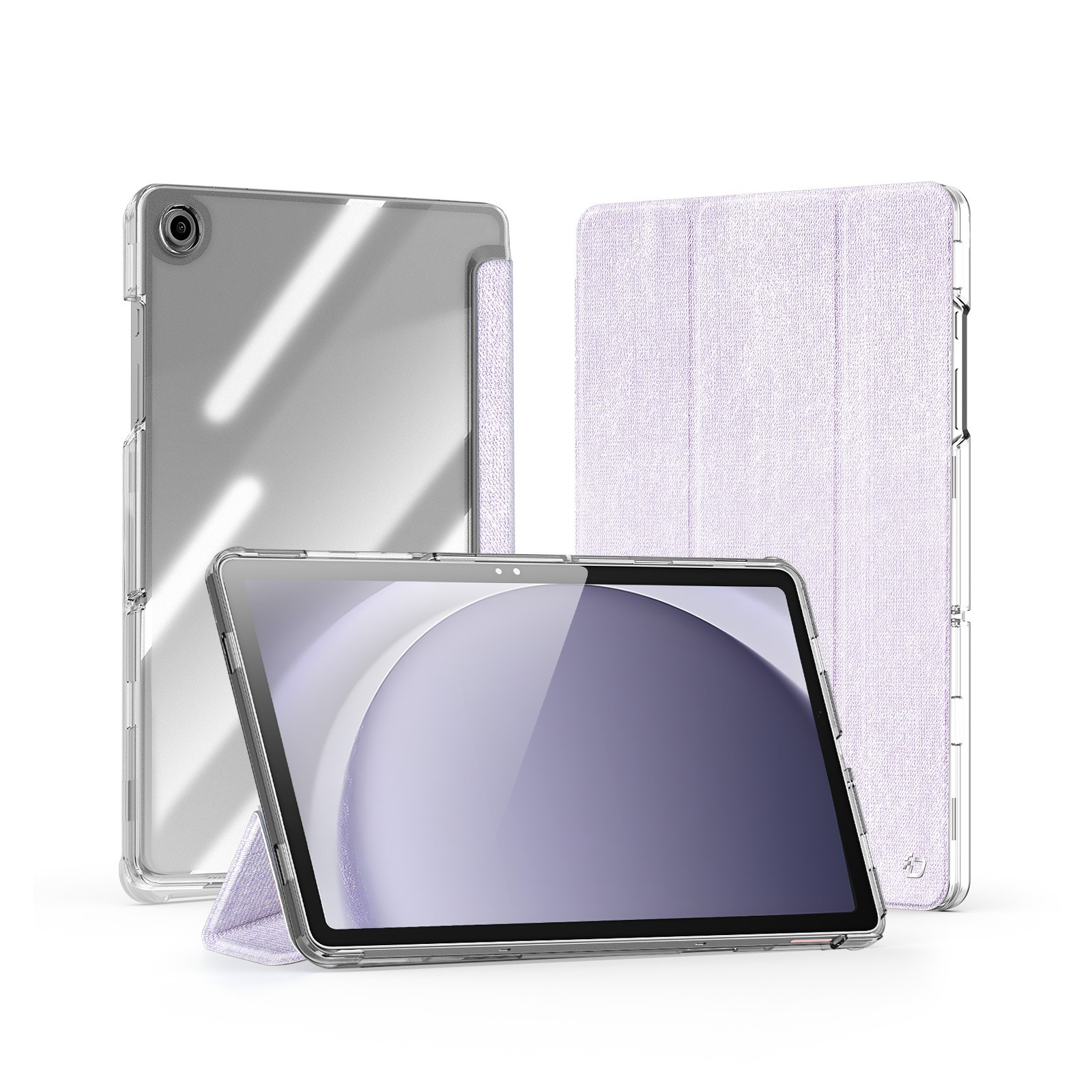 Korpuss Dux Ducis Unid Samsung X210/X215/X216 Tab A9 Plus 11.0/X230/X235/X236 Tab A11 Plus 11.0 violets