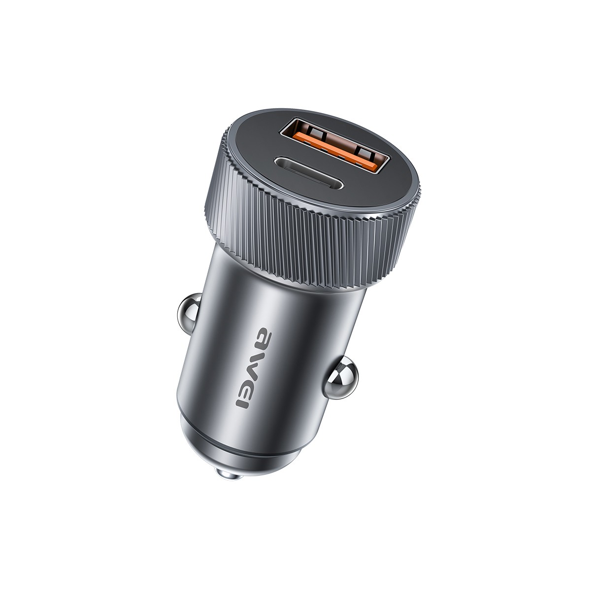 Auto lādētājs Awei C-857 33W USB-C/USB-A melns