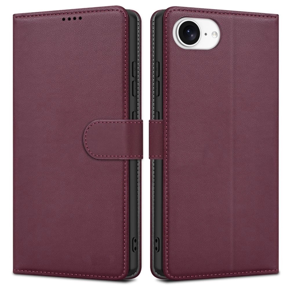 Korpuss Fancy Wallet Samsung A536 A53 5G bordo krāsā