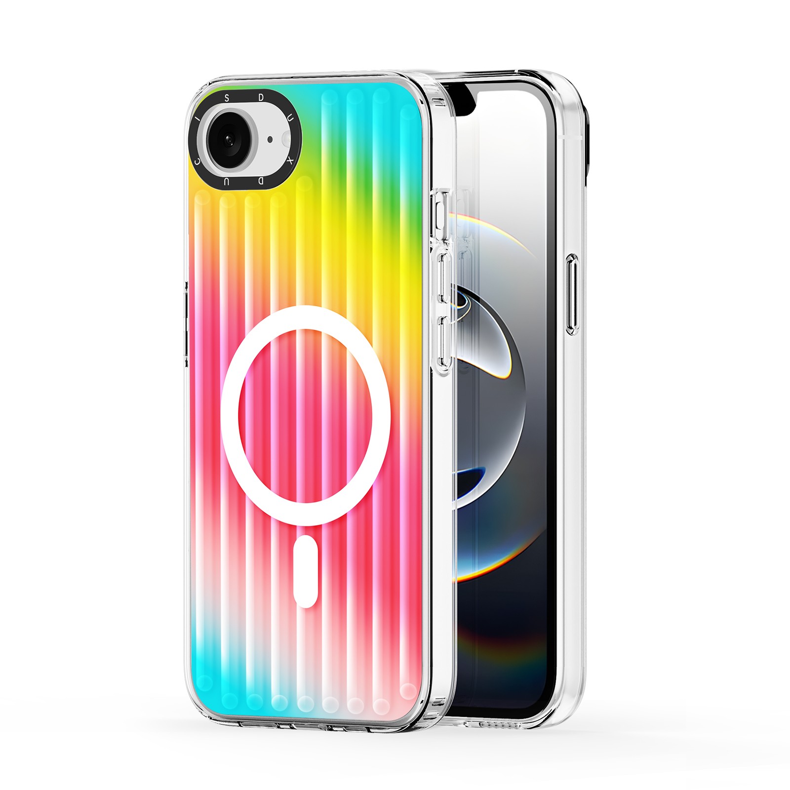 Korpuss Dux Ducis Zest Apple iPhone 16e Gradient Rainbow