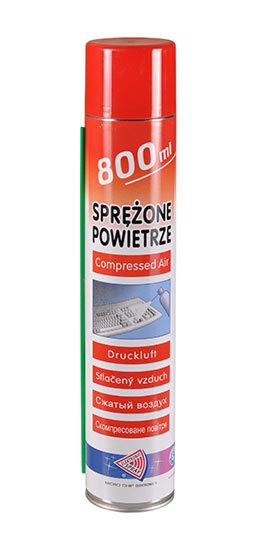Saspiests gaiss - uzliesmojošs 800 ml.