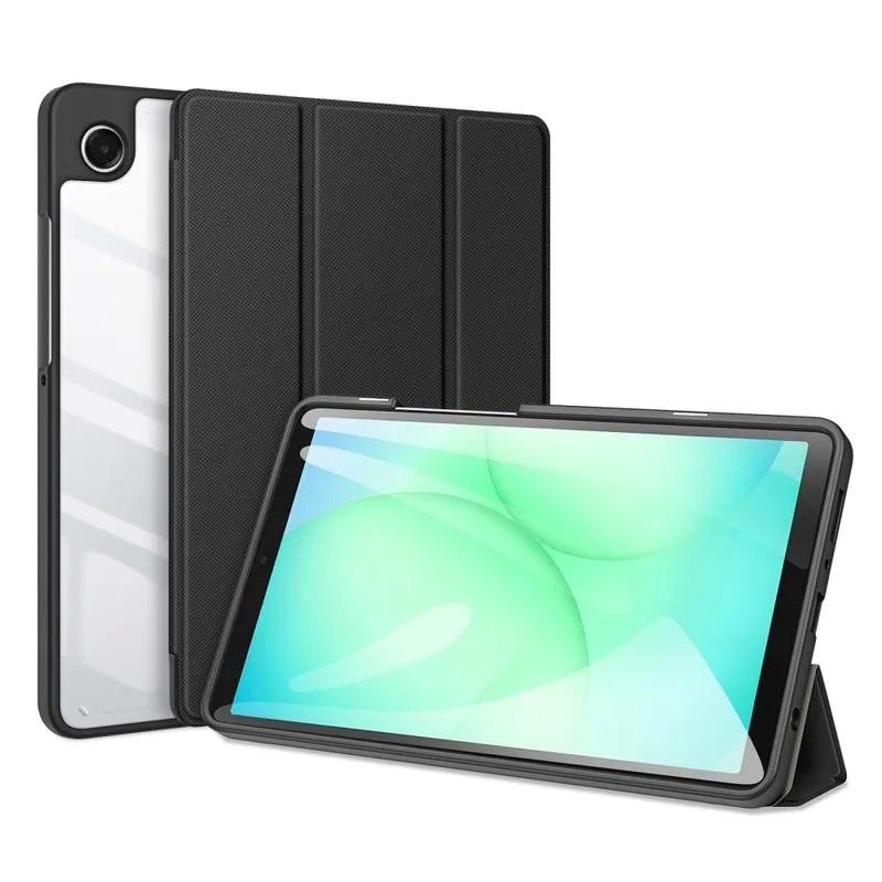 Korpuss Dux Ducis Toby Samsung X110/X115 Tab A9 8.7/X130/X135 Tab A11 8.7 melns