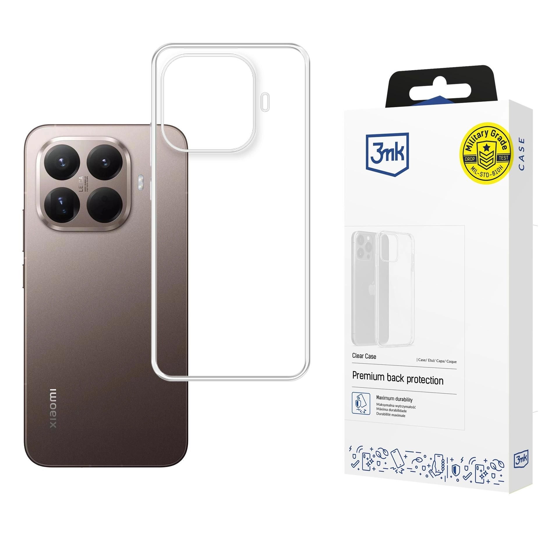 Korpuss 3mk caurspīdīgs 1,2 mm Xiaomi 15T Pro