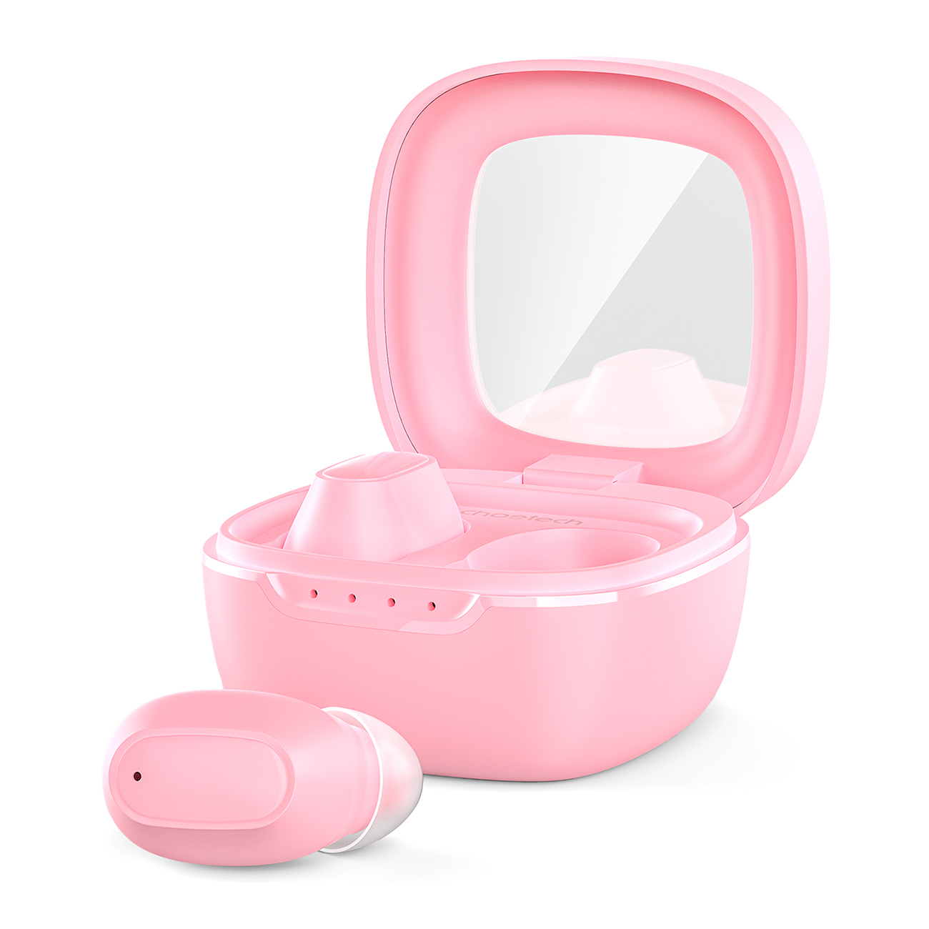 Choetech MEMS bezvadu TWS Bluetooth 5.3 austiņas - rozā