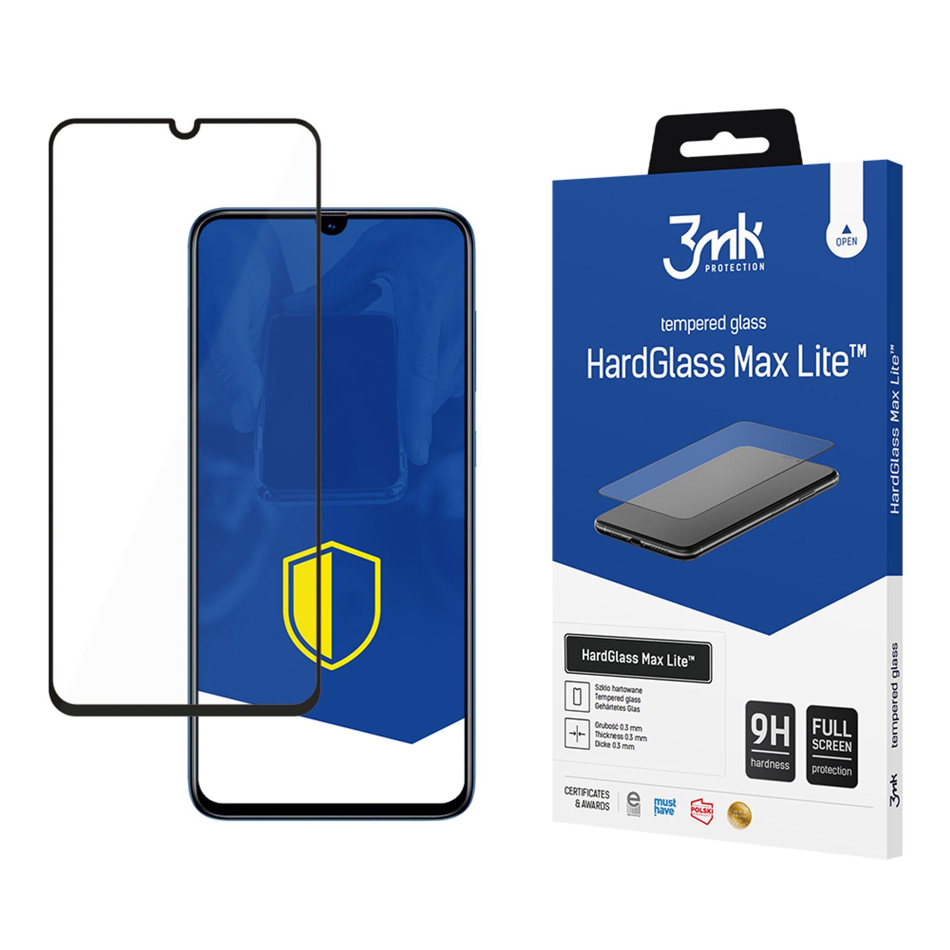 9H 3mk HardGlass Max Lite™ stikls Samsung Galaxy A70