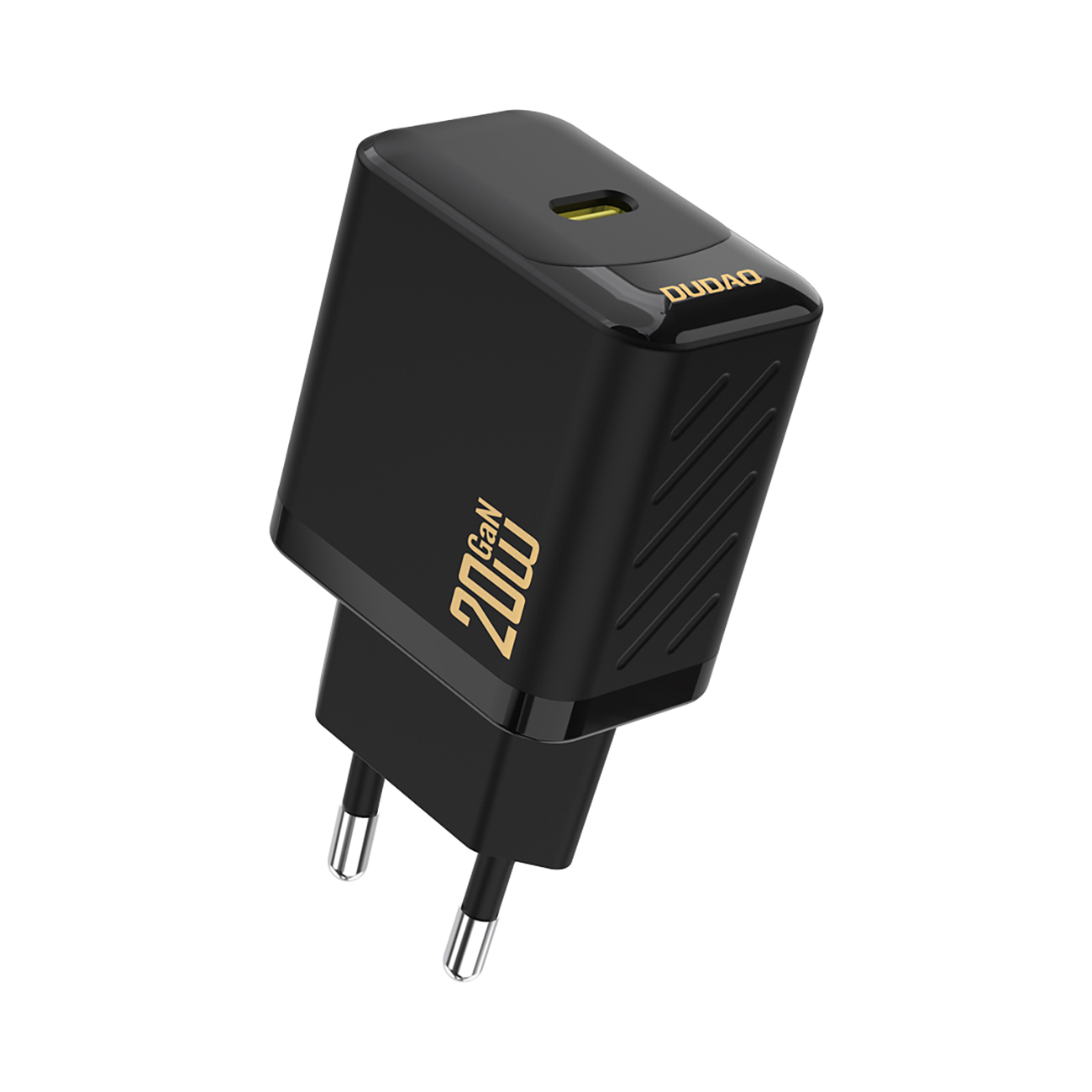 Dudao A26 PD20W GaN USB-C lādētājs – melns