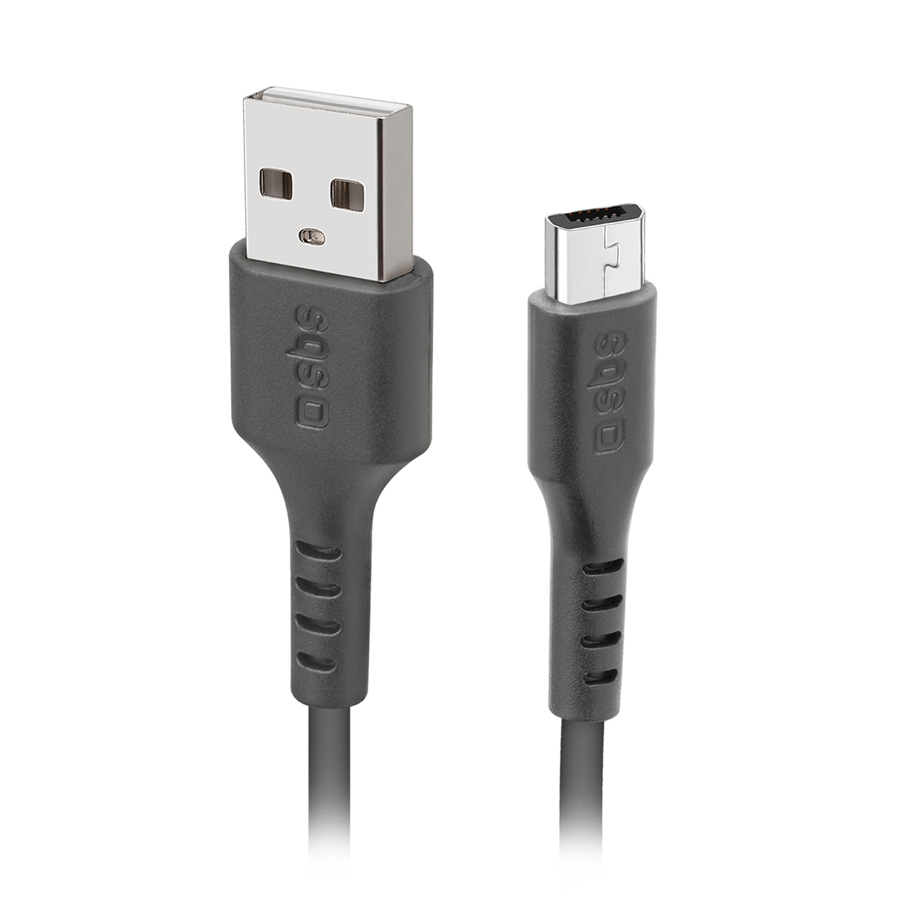 SBS TECABLEMICRO2K USB-A - Micro-USB kabelis 2 m - melns