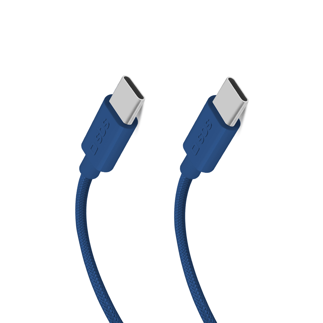 SBS TECABLETISSUETCCB USB-C - USB-C 1,5 m 60W pīts kabelis - zils