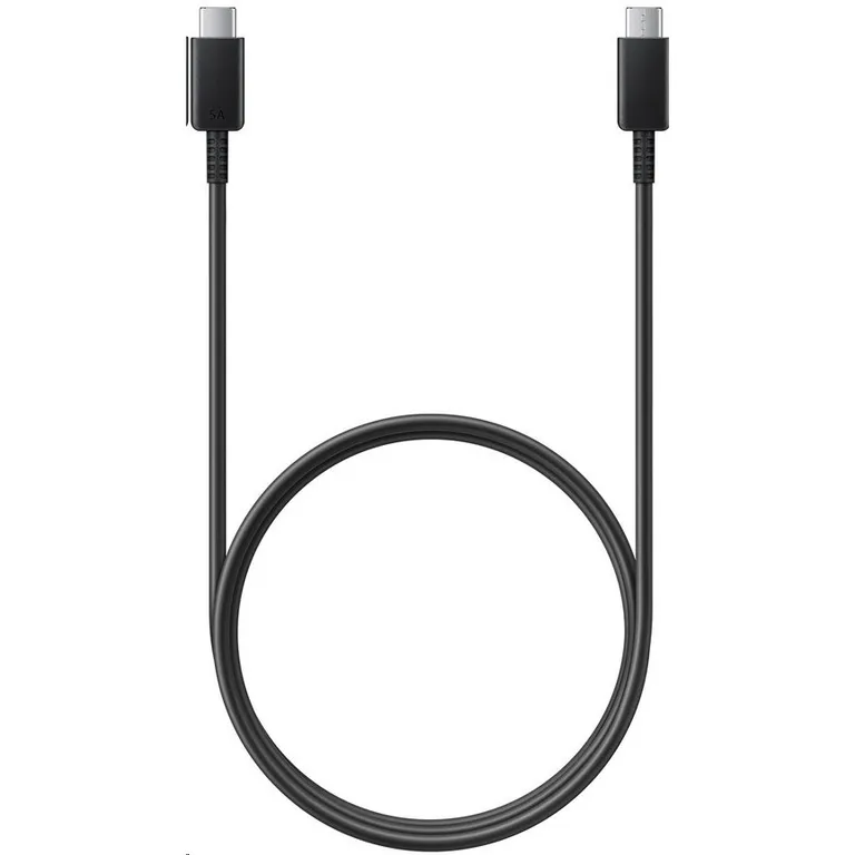 Samsung EP-DN975BBE USB-C - USB-C 5A 1m kabelis (lielapjoma – aizstājējiepakojums) – melns