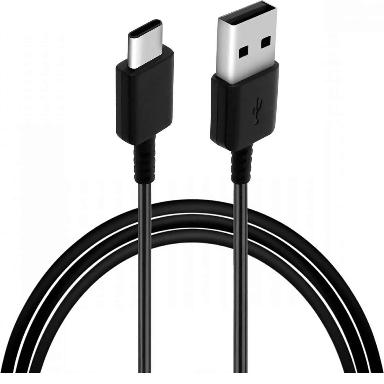 Samsung EP-DR140ABE USB-A - USB-C 0.8m kabelis (lielapjoma – aizstājējiepakojums) – melns