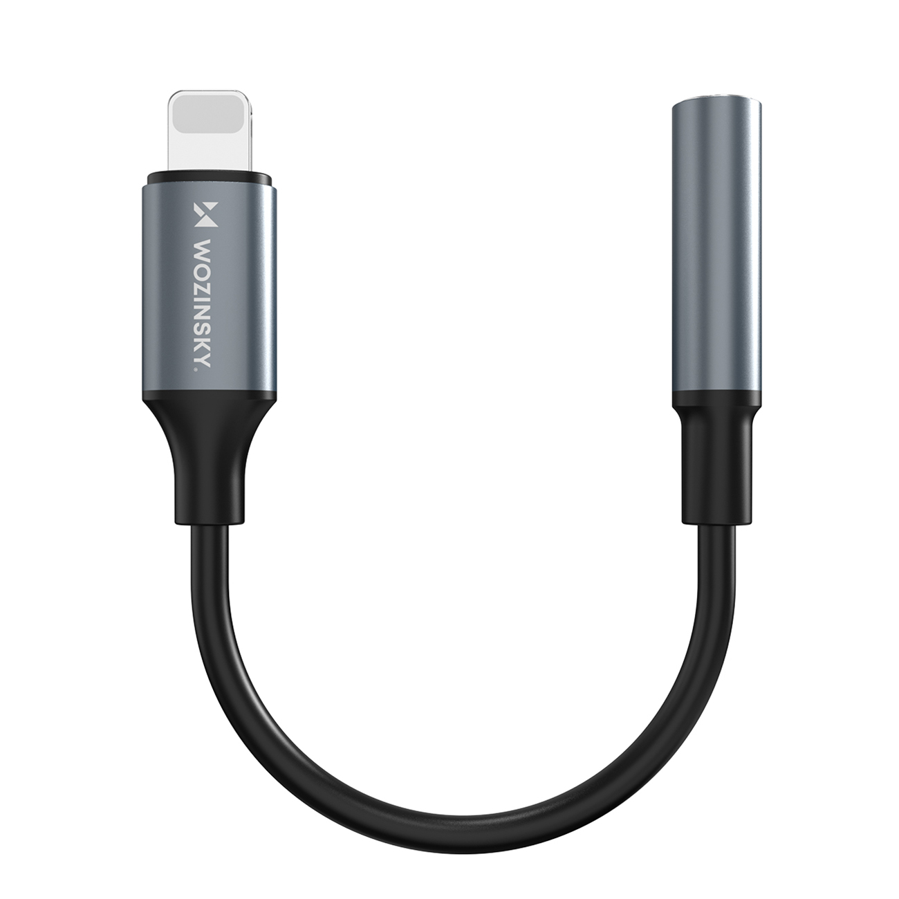 Wozinsky WALJ-01 Lightning adapteris - 3.5 mm mini ligzda - melns