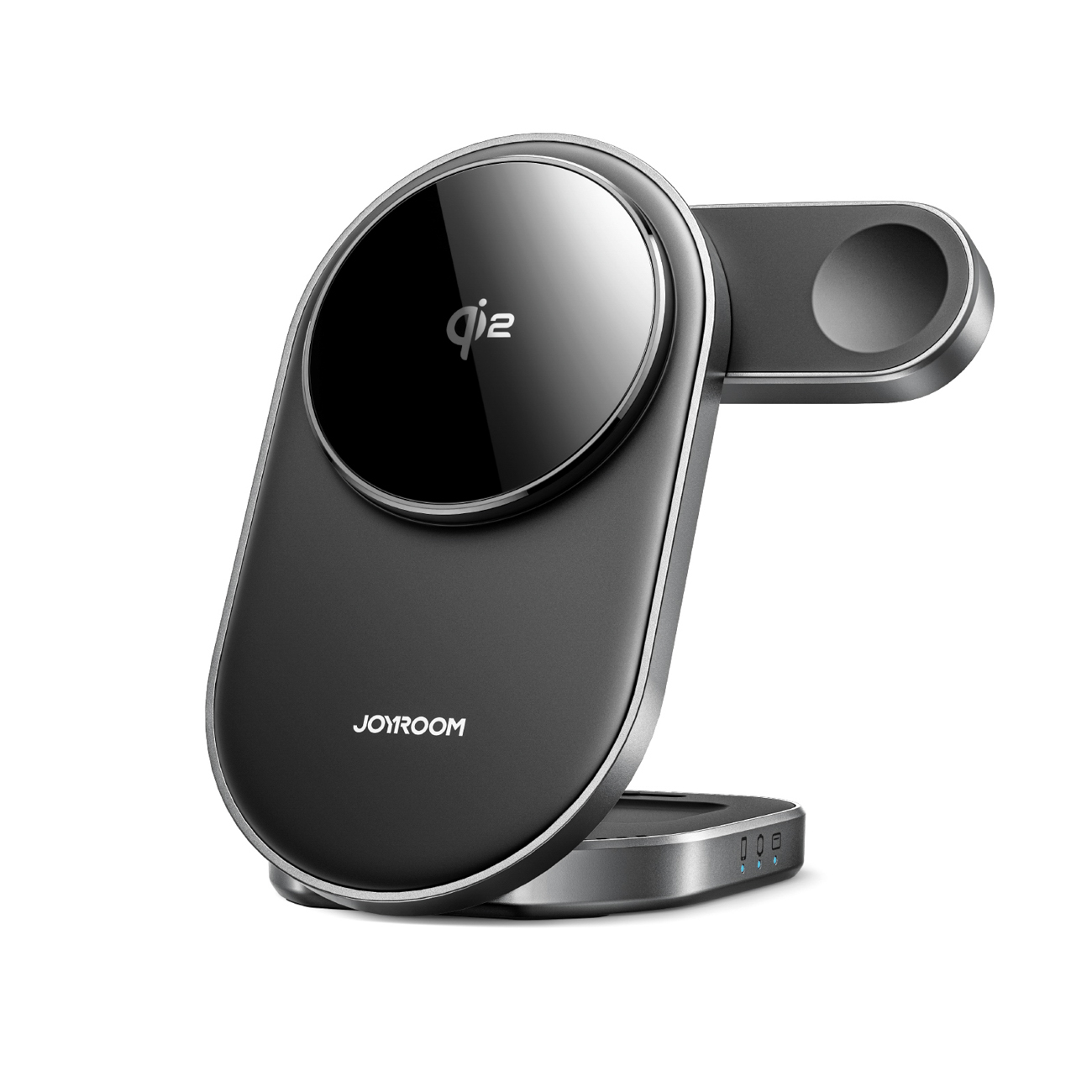 Joyroom JR-W17 Qi 3 vienā bezvadu indukcijas lādētājs - melns