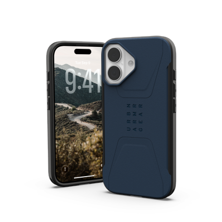 UAG Civilian MagSafe maciņš iPhone 17 - tumši zils zils