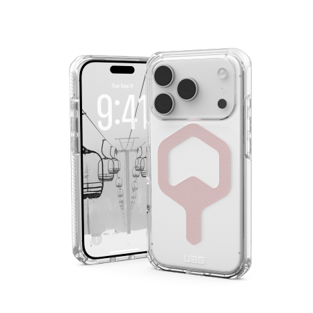 UAG Plyo MagSafe viedtālruņa apvalks iPhone 17 Pro - caurspīdīgs rozā
