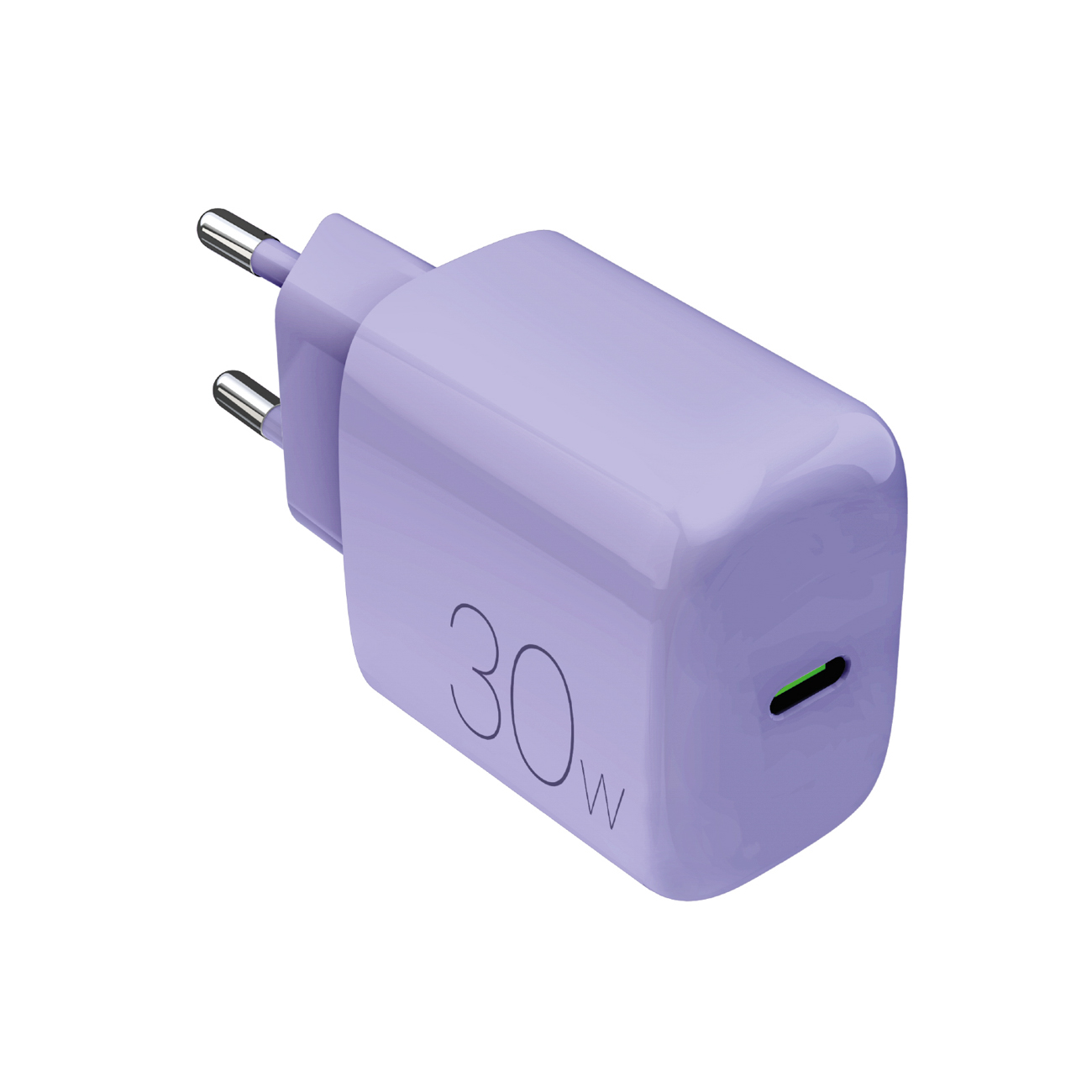 Puro Pro Lite 30W USB-C sienas lādētājs - violets