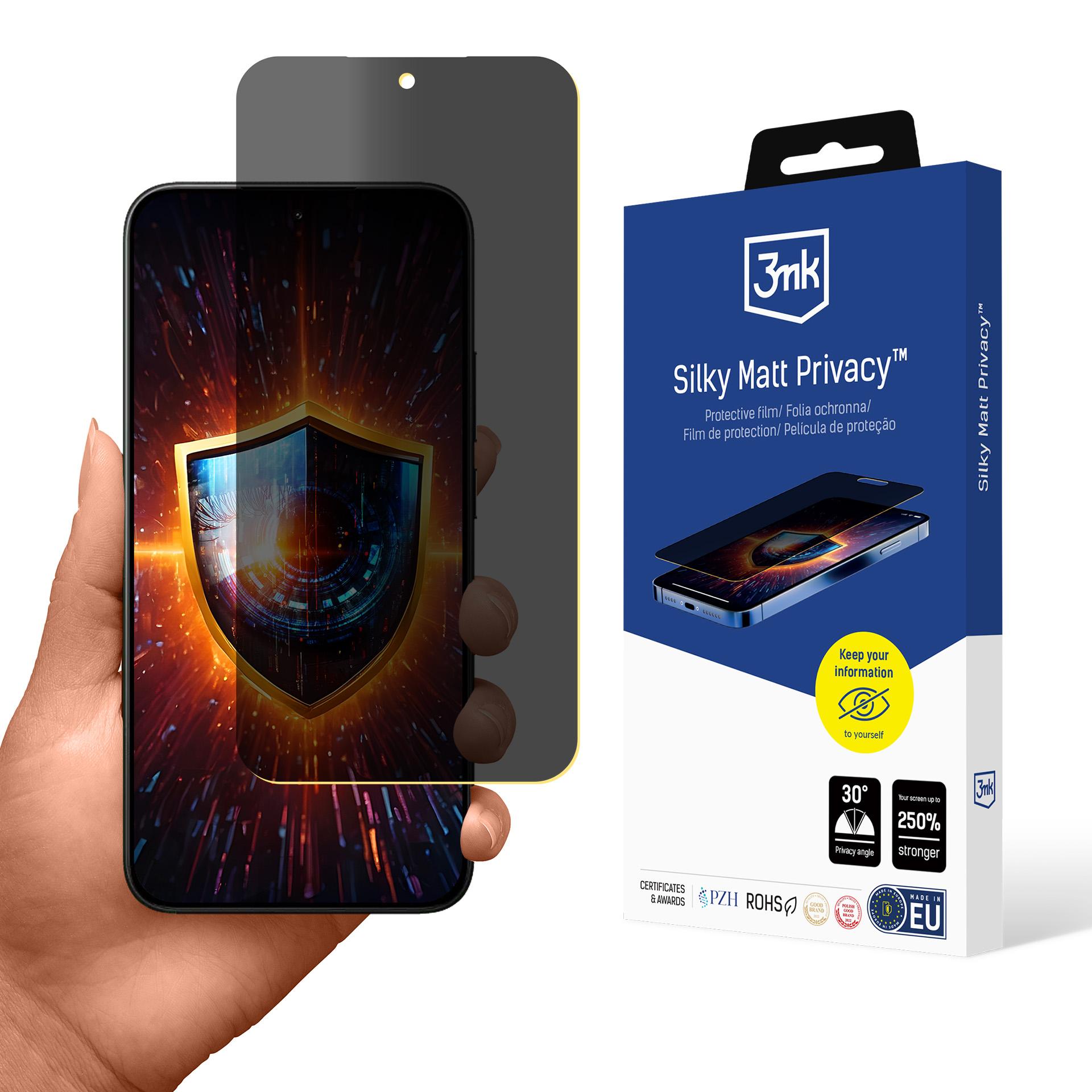 3mk Silky Matt Privacy aizsargstikls Xiaomi 15T 5G
