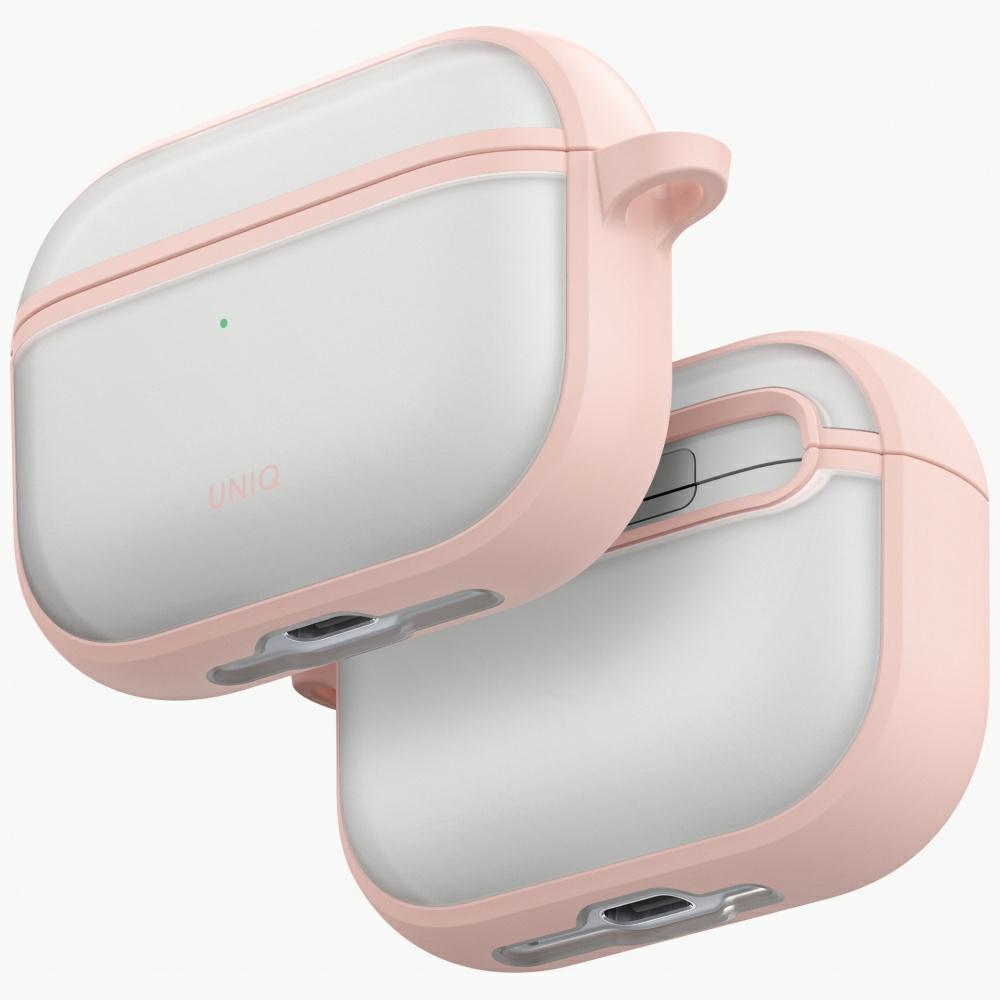 Uniq Veren korpuss AirPods Pro 3 - rozā krāsā