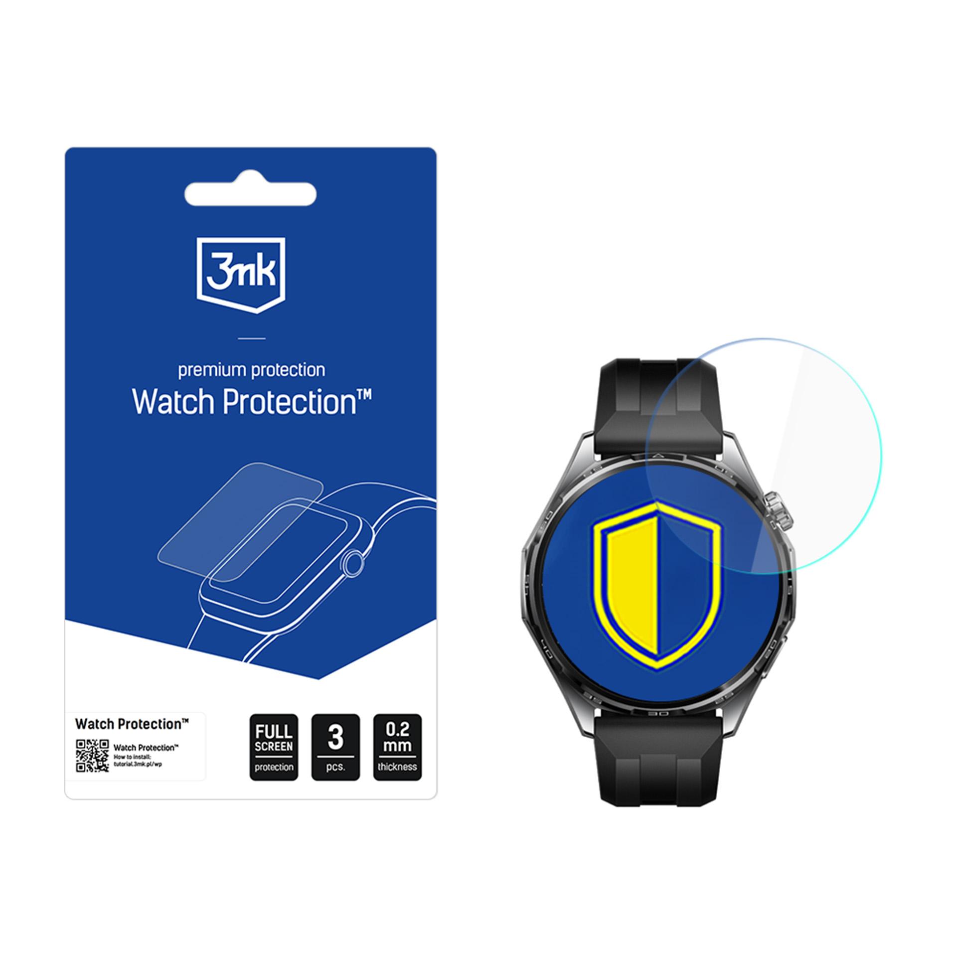 3mk Watch Protection FlexibleGlass hibrīda stikls viedpulkstenim Huawei Watch GT 6 46 mm