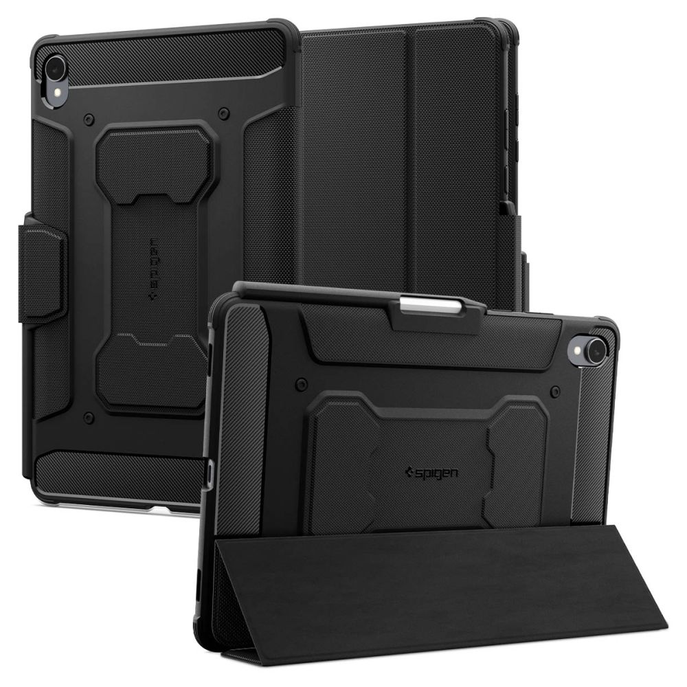 Spigen Rugged Armor "Pro" korpuss Samsung Galaxy Tab S11 11.0 - melns