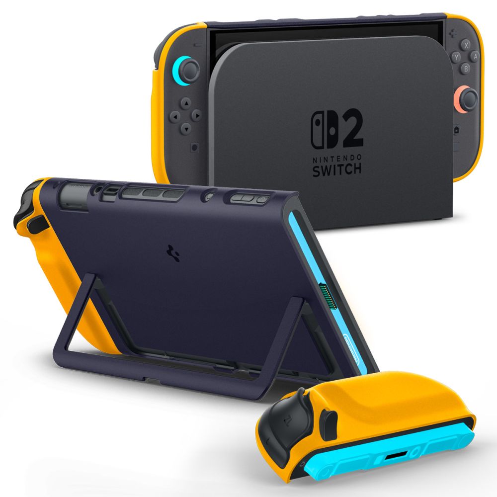 Spigen Nano Pop apvalks Nintendo Switch 2 konsolei - tumši zils
