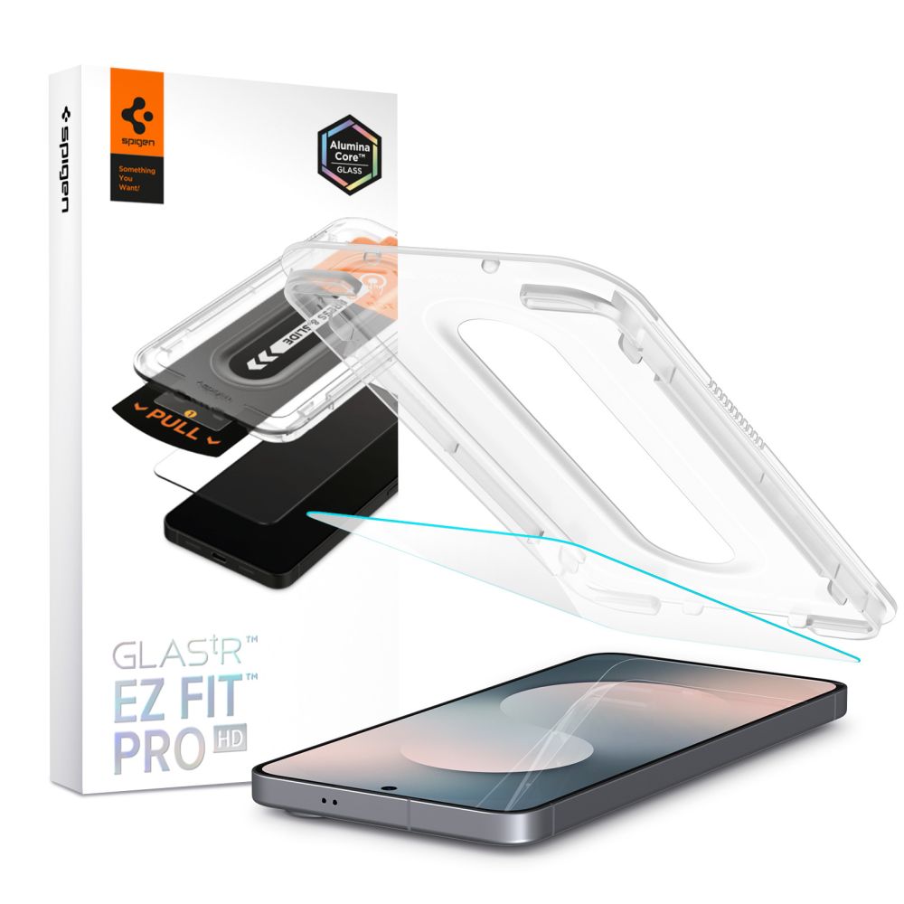 Spigen Glas.tR EZ Fit Pro HD rūdīts stikls 2 gab. Samsung Galaxy S25 FE