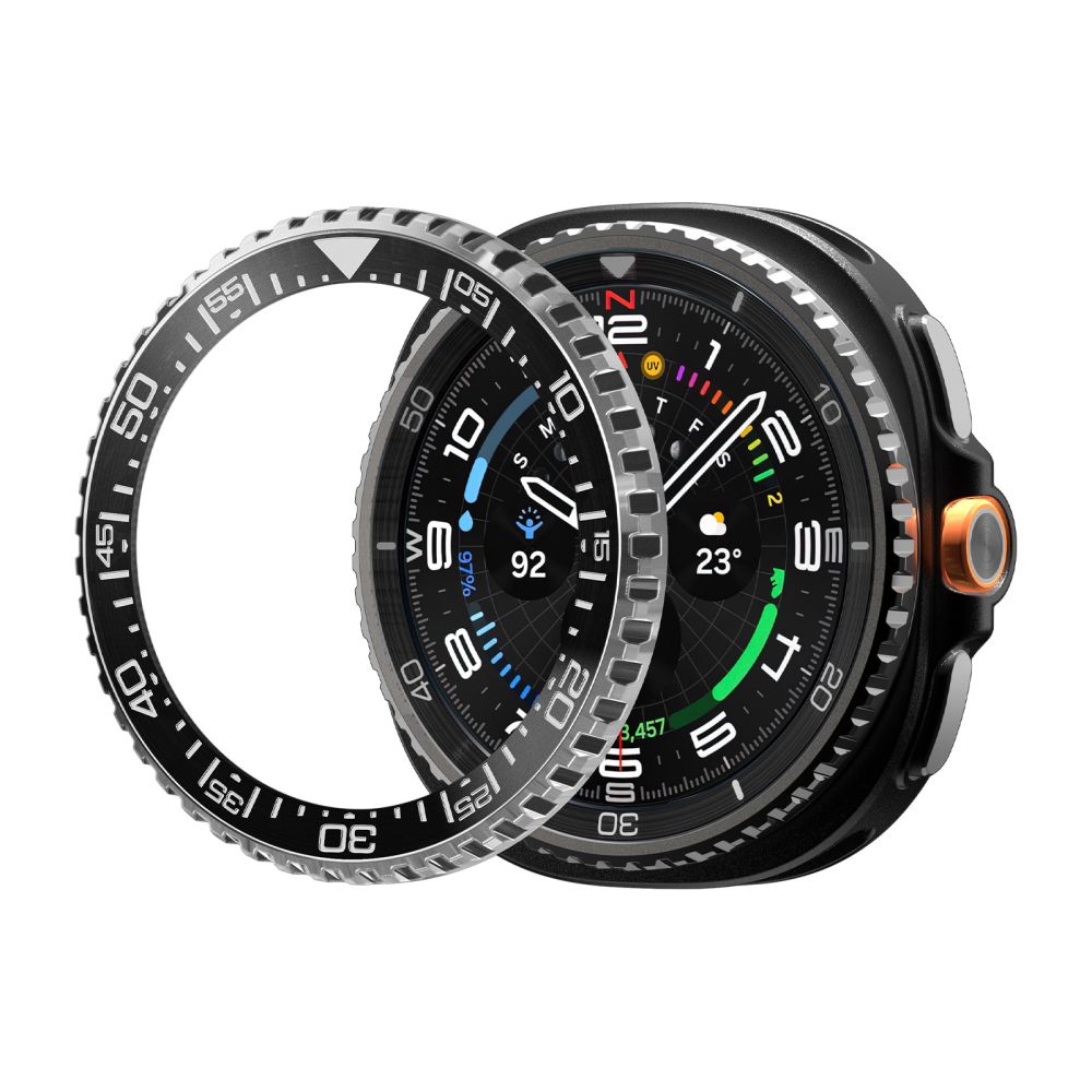 Spigen Bezel Tune Pro Diverna vāciņš Samsung Galaxy Watch 8 Classic 46mm melns