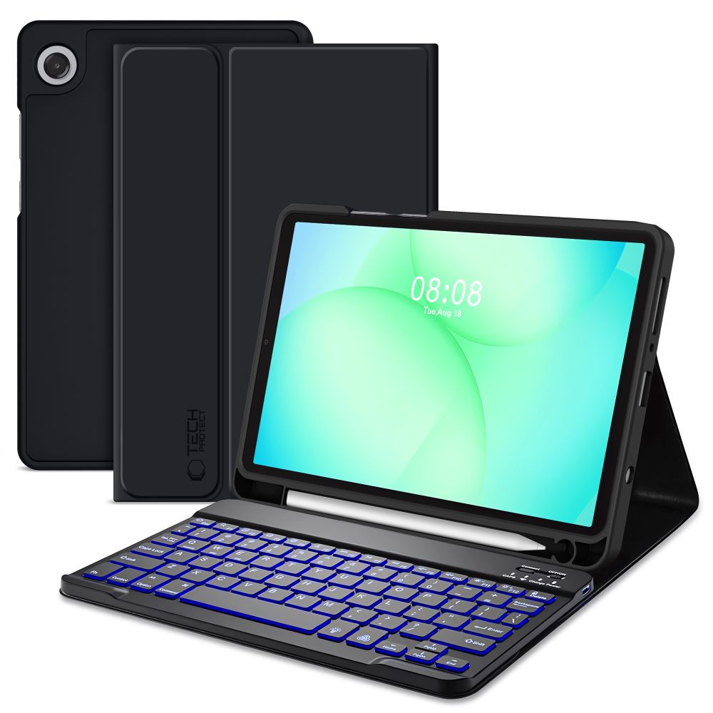 Tech-Protect SC Pen macins priekš Samsung Galaxy Tab A9 / A11 8.7 X110 / X115 / X133 / X135 - Melns