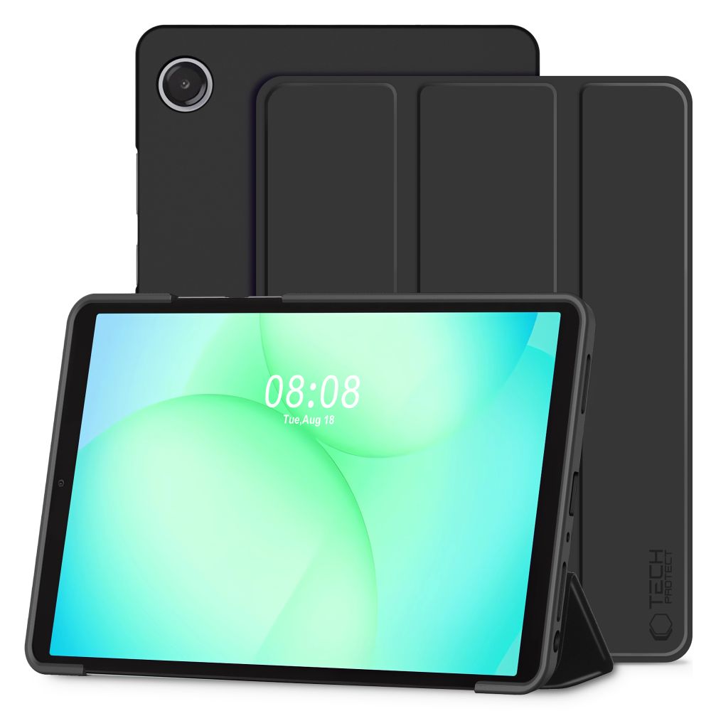 TechProtect SmartCase macins priekš Samsung Galaxy Tab A9+ / A11+ Plus 11.0 X210 / X215 / X216 / X230 / X235 / X236 - Melns