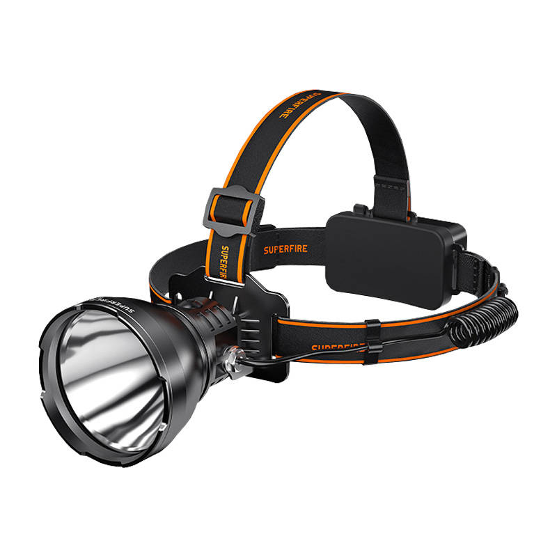 Galvas lukturis Superfire HL60 - 2300 lm, 4 režīmi, 330 m, 36W LED