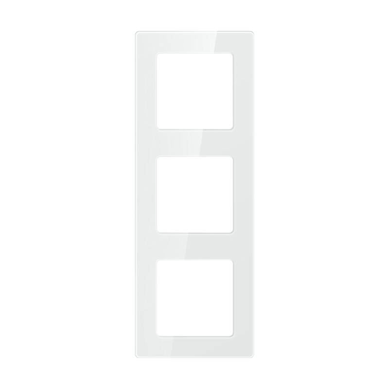 Trīskāršs rāmja kontaktligzda Avatto N-TS10-Frame-W3 (balts)