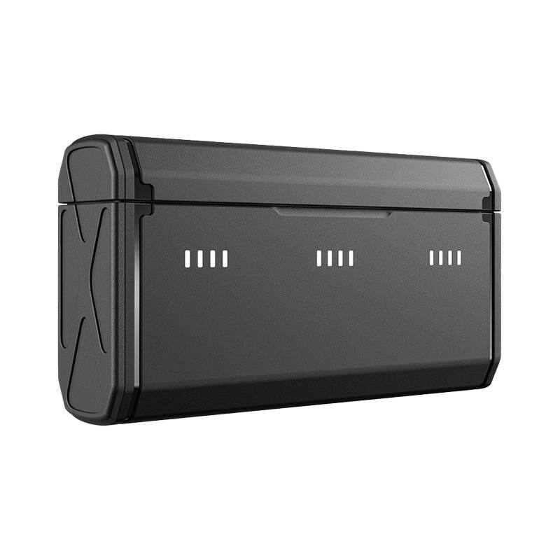 3 kanālu kabatas daudzfunkcionāla uzlādes kārba TELESIN priekš GoPro Hero 9 / 10 / 11 / 12