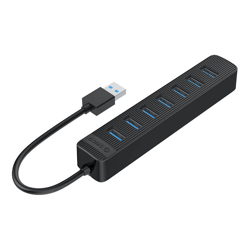 Orico TWU3 USB uz 7x USB 3.0 Hub adapteris (melns)