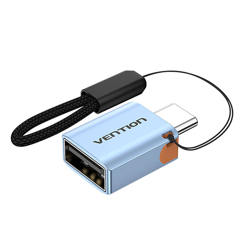Adapter Vention CUBH0 USB 3.1 C M do USB (pelēks)