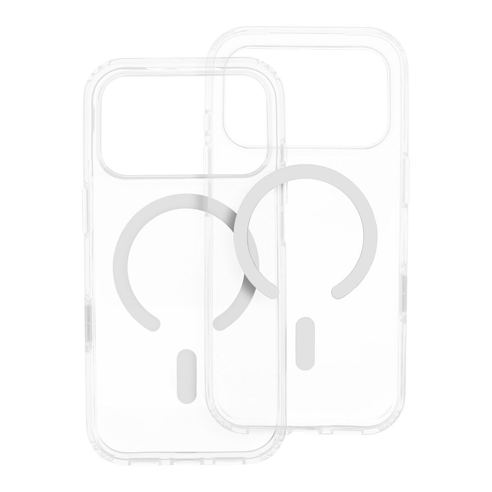 Maciņš priekš iPhone 16 PRO Forcell F-Protect Clear Hybrid Premium saderīgs ar Magsafe caurspīdīgs