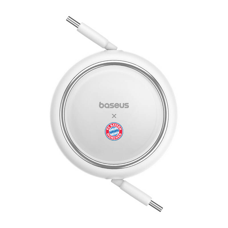 Baseus USB-C uz USB-C 100W lādēšanas kabelis (balts) Bayern Edition
