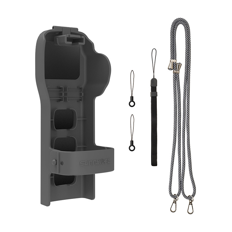 Sunnylife aizsargvāciņš ar siksniņu un aukliņu Osmo Pocket 3 (pelēks)