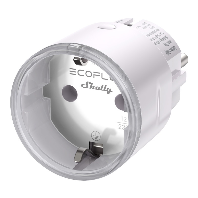 Viedais kontaktligzda EcoFlow x Shelly Smart Plug (STREAM, PowerStream)