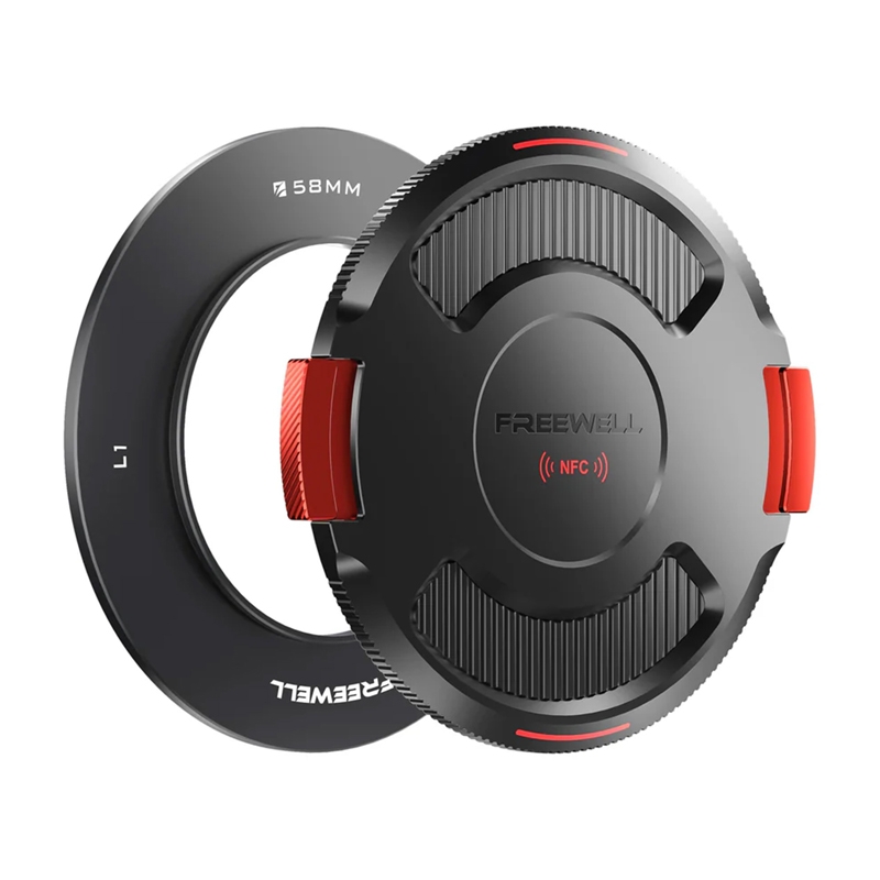 Freewell 58 mm pamatnes gredzens ar vāku Real Locking VND