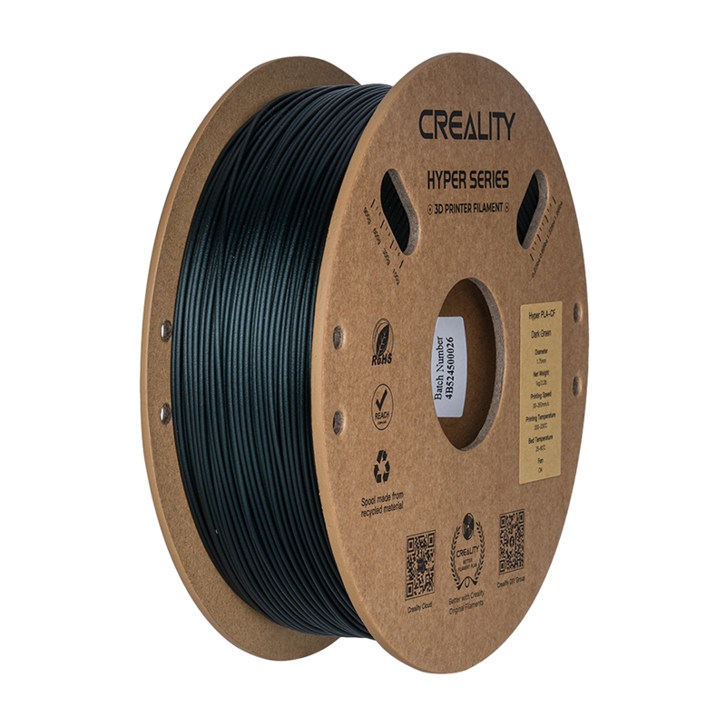 Hyper PLA-CF Creality Filaments (Tumši zaļš)