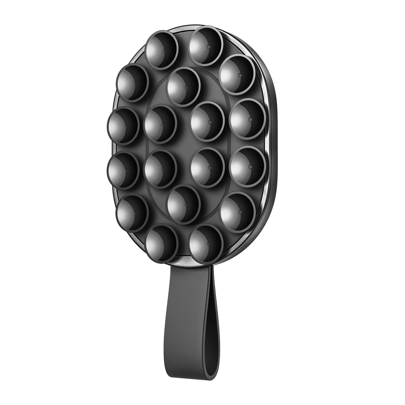 Magnētiskais turētājs ar piesūcekņiem Joyroom JR-ZS393-S melns