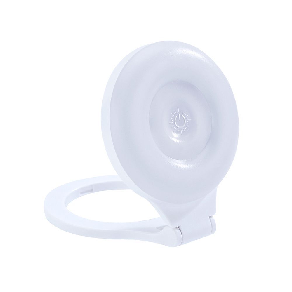 Mini magnētiskais telefona statīvs ar gaismu saderīgs ar MagSafe balts