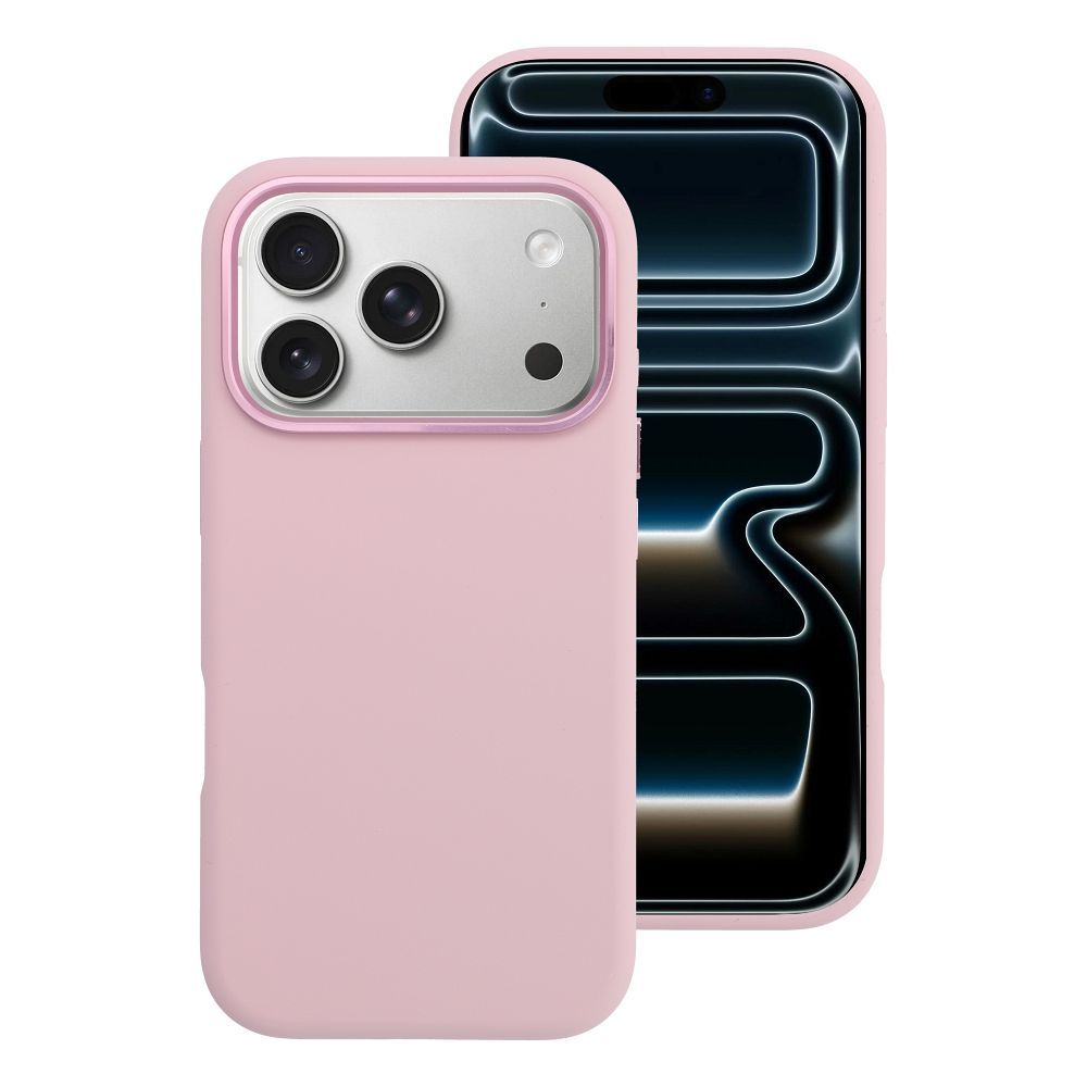Maciņš telefonam iPhone 17 PRO Forcell F-Protect Frame Premium saderīgs ar Magsafe rozā