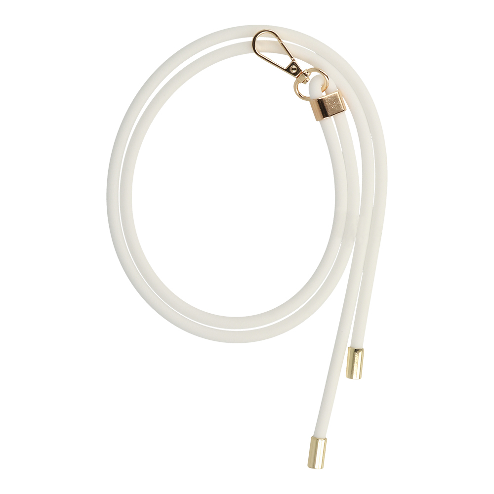 Telefona siksniņa GSN-1 gara silikona balts