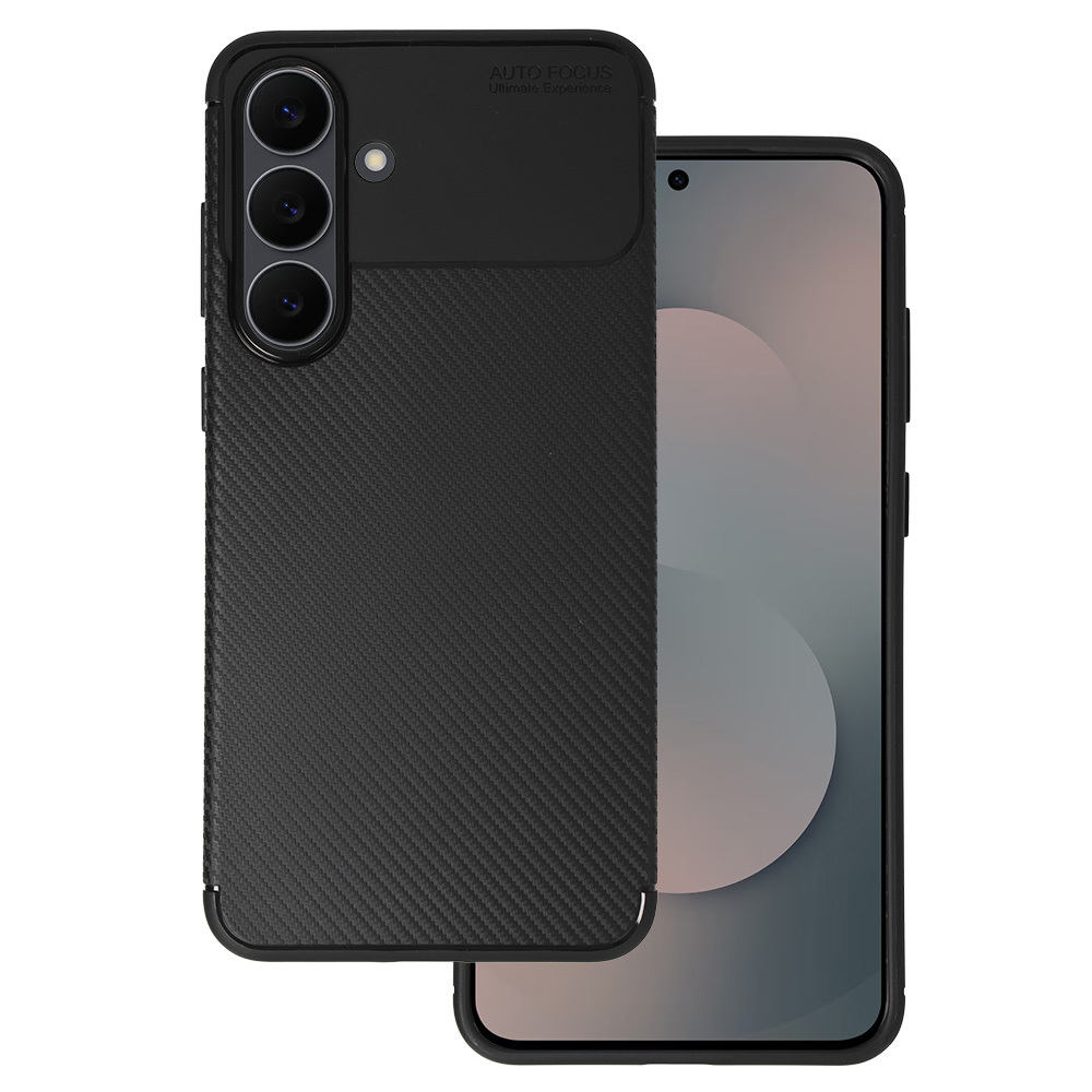Tel Protect Carbon Elite maciņš Samsung Galaxy S25 FE melns