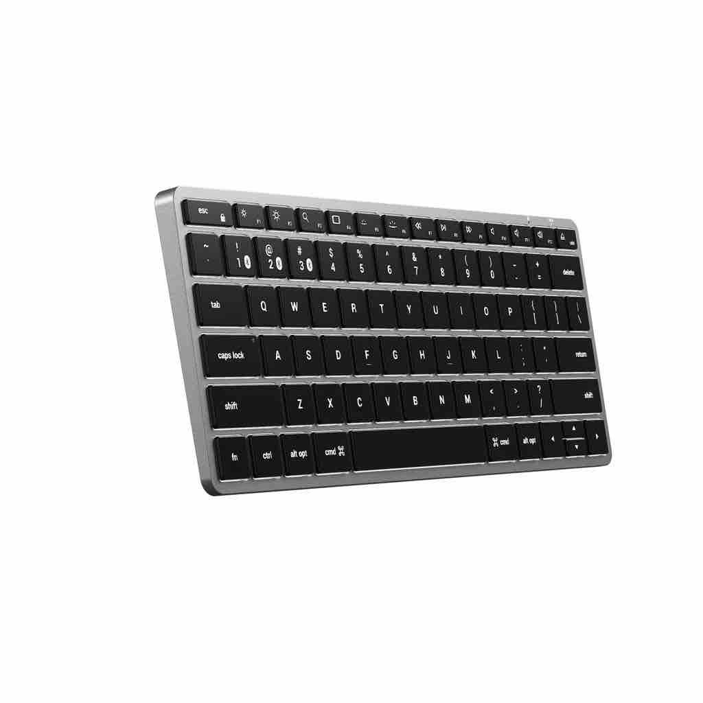 Bezvadu keyboard QWERTY Satechi Slim X1 ST-BTSX1S sudraba